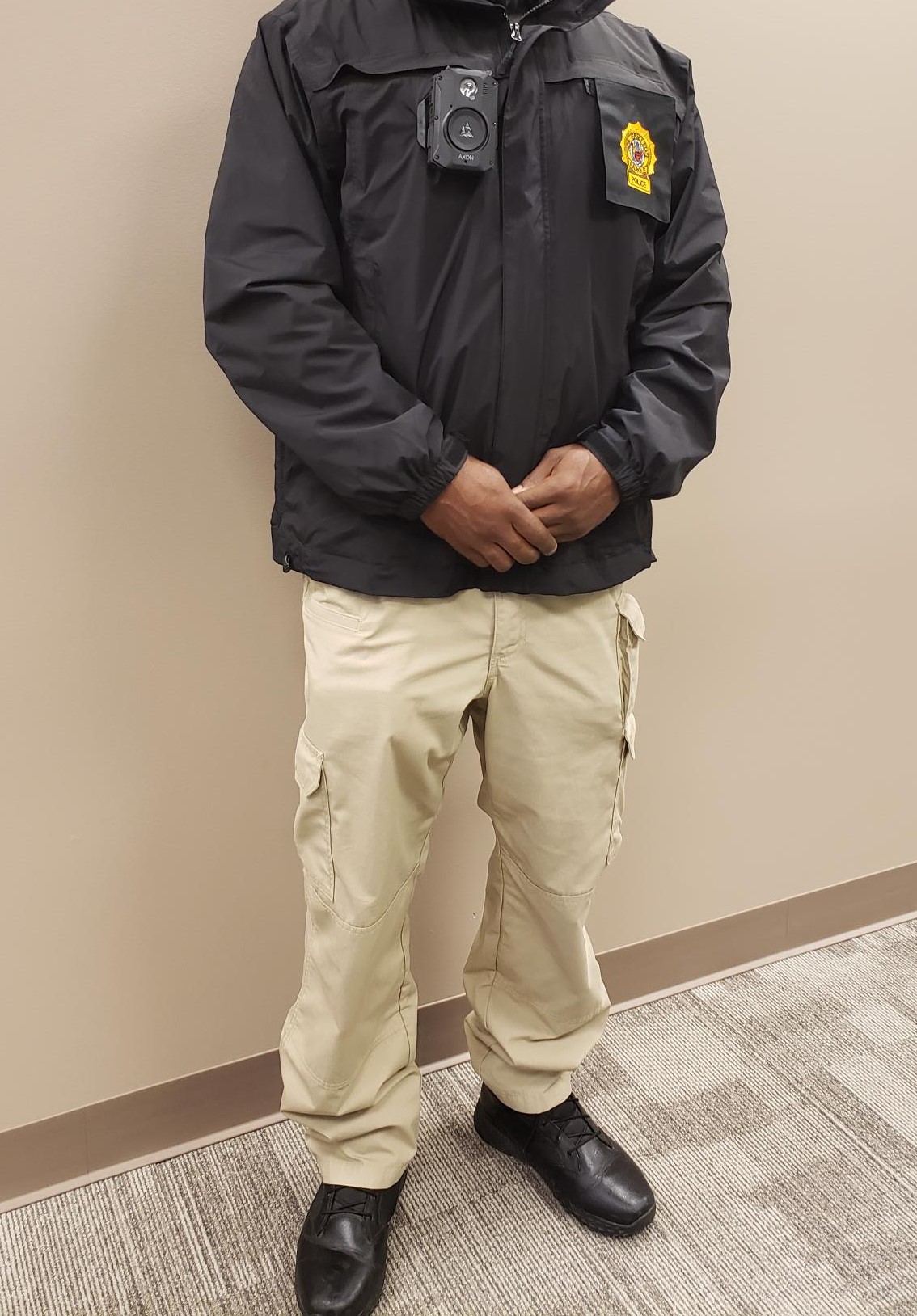 Body Worn Camera placement on officer jacket